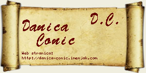 Danica Conić vizit kartica